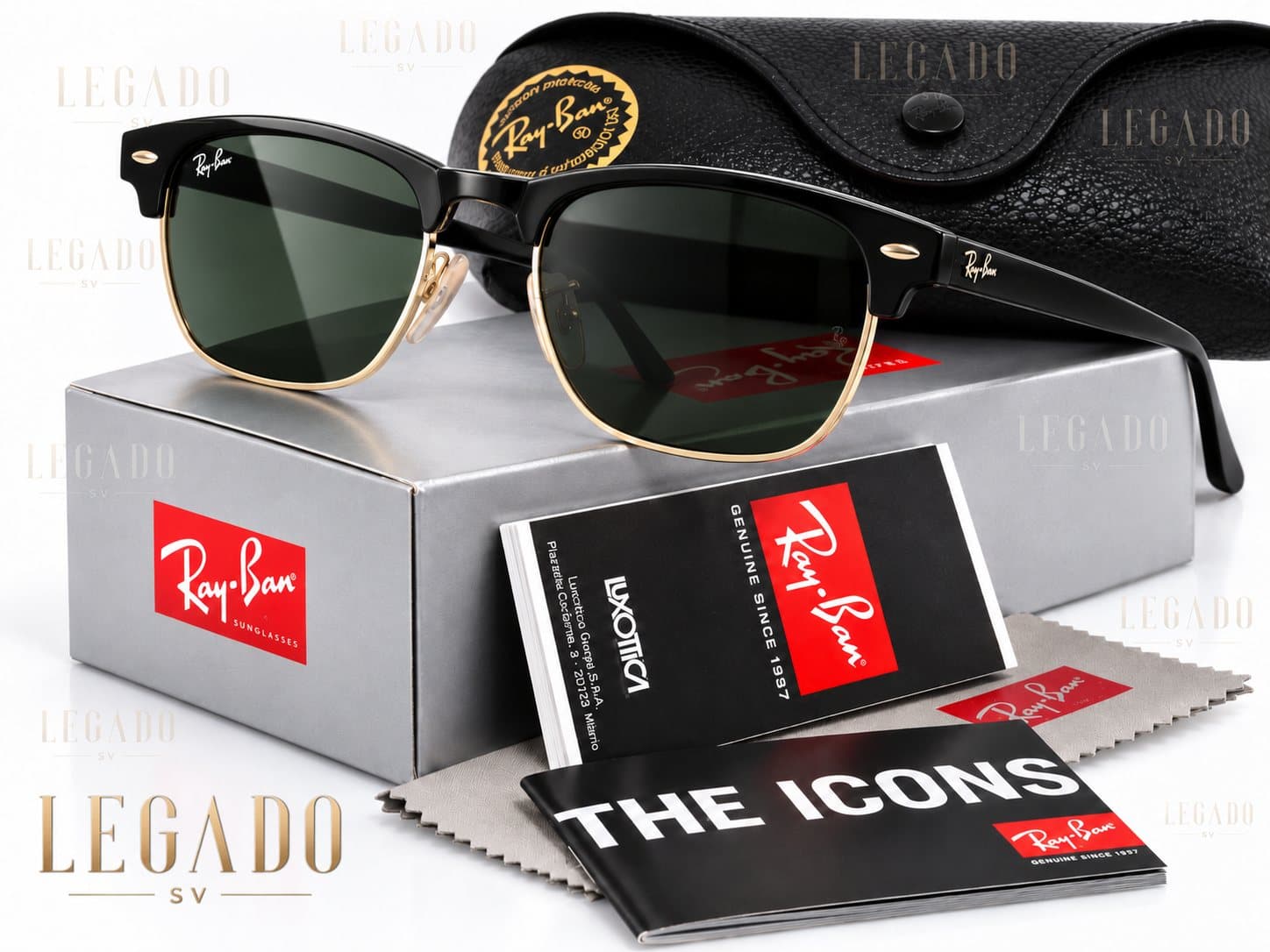 Ray-Ban Clubmaster con estuche original